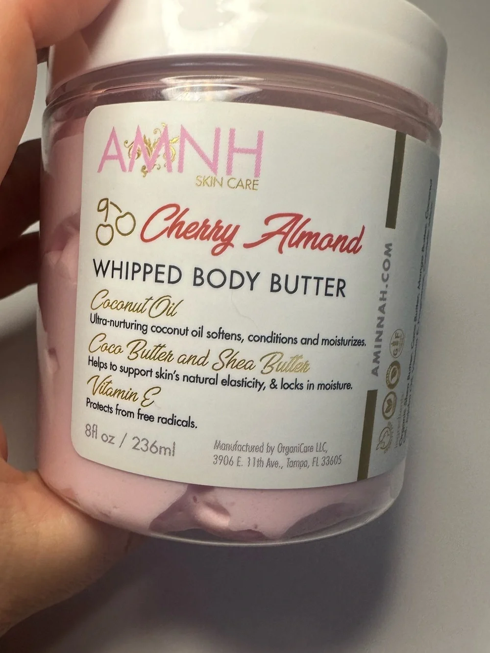 Aminnah New Cherry Almond Whipped Body Butter